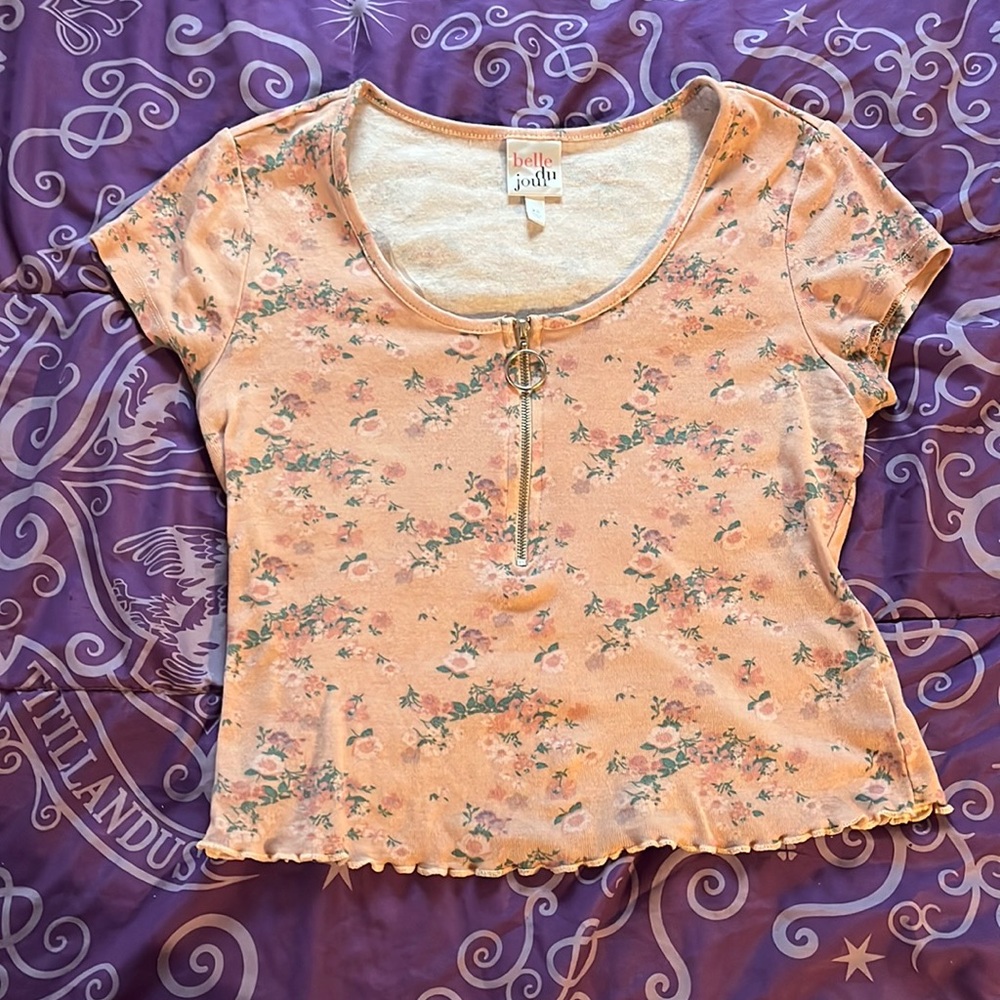 Flower Cropped Top